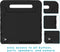 imoshion Tablet Hoes Kinderen - Geschikt voor iPad Air 5 (2022) / Air 4 (2020) - Kidsproof Backcover met handvat - Zwart