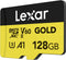 Lexar Professional GOLD - microSDXC UHS-II 128GB - Leessnelheid 280MB/s Schrijfsnelheid 100MB/s V60
