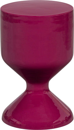 WOOOD Henry Bijzettafel - Metaal - Roze - 47x30x30