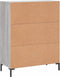 vidaXL - Dressoir - 69,5x34x90 - cm - bewerkt - hout - grijs - sonoma - eikenkleurig