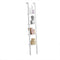 SoBuy FRG15-W - Ladderkast - 4 Planken - 33x180x23 cm - Wit