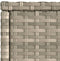 vidaXL - Tuinbijzettafel - glasblad - 58x27,5x55 - cm - poly - rattan - lichtgrijs