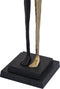 PTMD Thijs Black Alu Statue Man Half Gold S