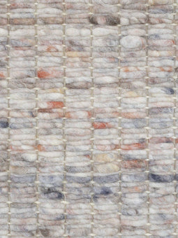 MOMO Rugs Prisma 16 Vloerkleed - 250x300 - Rechthoek - Laagpolig,Structuur Tapijt - Landelijk - Bruin, Meerkleurig, Rood