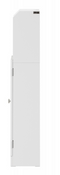 SoBuy Badkamerkast - Kolomkast met Planken - Wit MDF - Staand Model