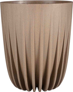 Mica Decorations Lungo - Bloempot - 39x39x46 cm - Polypropyleen - Taupe