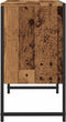 vidaXL - Wastafelkast - 60x33x60 - cm - bewerkt - hout - oud - houtkleurig