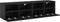 vidaXL - Tv-wandmeubel - s - 2 - st - 60x30x30 - cm - bewerkt - hout - zwart