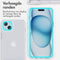 iMoshion Hoesje Geschikt voor iPhone 15 Plus Hoesje - iMoshion Stand Backcover - Transparant