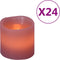 vidaXL Kaarsen 24 st LED warmwit