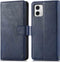 imoshion Hoesje Geschikt voor Motorola Moto G73 Hoesje Met Pasjeshouder - imoshion Luxe Bookcase - Donkerblauw