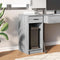 vidaXL - Computertorenstandaard - met - lade - 35x45x77 - cm - grijs - sonoma - eiken