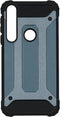 iMoshion Hoesje Geschikt voor Motorola One Macro Hoesje - iMoshion Rugged Xtreme Backcover - Donkerblauw