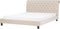 REIMS - Tweepersoonsbed - Beige - 160 x 200 cm - Polyester
