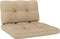 vidaXL Bankkussens pallet 2 st beige