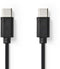 Nedis CCGB60700BK10 - USB-C 2.0-kabel - 100 cm - Zwart