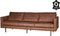 BePureHome Rodeo Bank 3-Zits - Recycle Leer - Cognac - 85x277x86