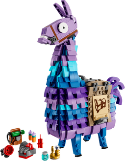 LEGO Fortnite Supply Llama - Bouwset 691 stuks - Beweegbare kop en accessoires - Hoogte 24 cm