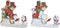 Kerstversiering DKD Home Decor Hars (14,5 x 7 x 12,5 cm) (2 Stuks)