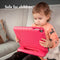 Accezz Kidsproof Backcover - Samsung Galaxy Tab A9 Plus - Schokabsorberend met handvat - Roze