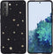 iMoshion Hoesje Geschikt voor Samsung Galaxy S21 Hoesje Siliconen - iMoshion Design hoesje - Zwart / Meerkleurig / Goud / Stars Gold