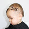 10-delige Baby Haarbandjes Nylon met Strikjes en Bloemen - Diverse Kleuren