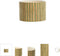 Light & Living Kap cilinder 30-30-21 cm SIMNO bamboe+groen