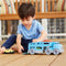Green Toys vrachtwagen met 3 auto's