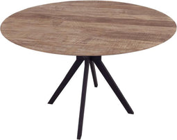 DTP Home Counter table Metropole round,90xØ140 cm, recycled teakwood