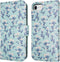 iMoshion Hoesje Geschikt voor iPhone SE (2022) / SE (2020) / 8 / 7 / 6s / 6 Hoesje Met Pasjeshouder - iMoshion Design Bookcase smartphone - Blauw / Blue Flowers