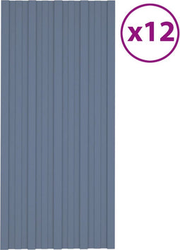 vidaXL - Dakpanelen - 36 - st - 60x45 - cm - gegalvaniseerd - staal - lichthoutkleurig