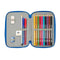 Safta Paw Patrol - Dubbele etui - 29 Onderdelen - Blauw Rood 12.5 x 19.5 x 4 cm