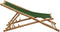 vidaXL - Terrasstoel - bamboe - en - canvas - groen