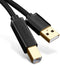Ugreen 10351 - USB Type B naar USB 2.0 kabel - 3m 480 Mbps zwart