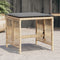 vidaXL - Tuinkrukken - 4 - st - kussens - 41x41x36 - cm - poly - rattan - gemengd - beige