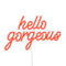Luca Lighting Neonverlichting - Hello Gorgeous - USB-aansluiting - Rood
