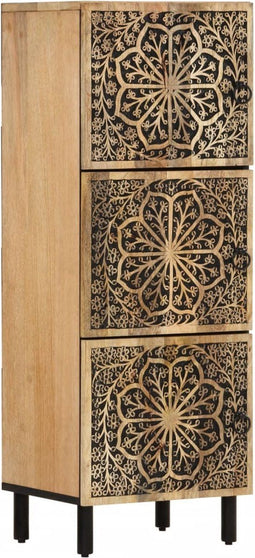 vidaXL - Bijzetkast - 40x33x110 - cm - massief - mangohout