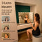 Mirlux Hollywood Spiegel 80x60CM - 18 LED-lampen - Bluetooth Speakers - Dimbaar - Zwart