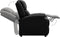 vidaXL Fauteuil verstelbaar stof zwart