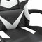 vidaXL - Gamestoel - draaibaar - kunstleer - zwart - en - wit