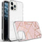 iMoshion Hoesje Geschikt voor iPhone 12 Pro / 12 Hoesje Siliconen - iMoshion Design hoesje - Roze / Meerkleurig / Goud / Pink Graphic