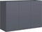 vidaXL - Plantenbak - 120x40x80 - cm - koudgewalst - staal - antracietkleurig