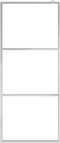 vidaXL - Inloopdouchewand - transparant - 140x195 - cm - ESG-glas