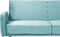 SENJA - Driezitsbank - Lichtblauw - Fluweel