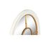 Wandspiegel Home ESPRIT Wit Gouden Venster 68 x 4 x 128 cm