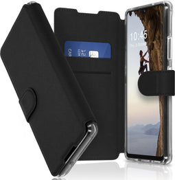 Accezz Hoesje Geschikt voor Samsung Galaxy A42 Hoesje Met Pasjeshouder - Accezz Xtreme Wallet Bookcase - Zwart