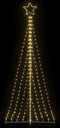 vidaXL LED-kerstboom 447 LEDs 250 cm warmwit