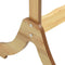 vidaXL - Spiegel - vrijstaand - 45,5x47,5x160 - cm - bewerkt - hout