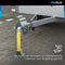 ProPlus Parkeerpaal - Verwijderbaar - Inclusief discusslot - Geel Zwart