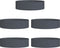 vidaXL - Tuinplantenbakken - 5 - stuks - Antraciet - 80x80x20 - cm - Staal